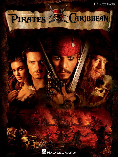 PIRATES OF THE CARIBBEAN BIG NOTE PIANO