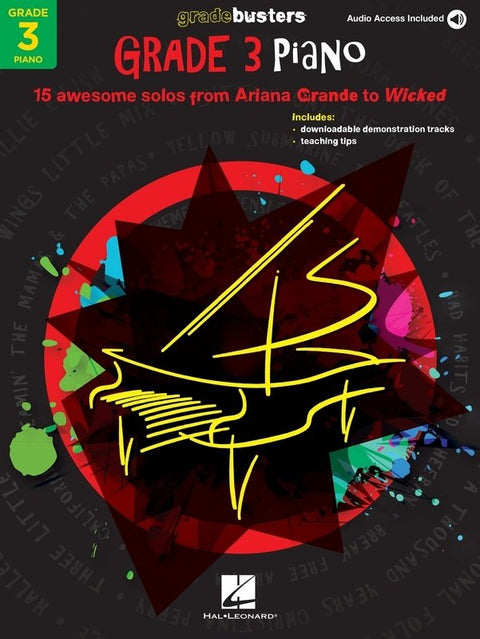 GRADEBUSTERS GRADE 3 PIANO BK/OLA