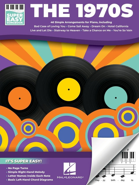 THE 1970S SUPER EASY SONGBOOK