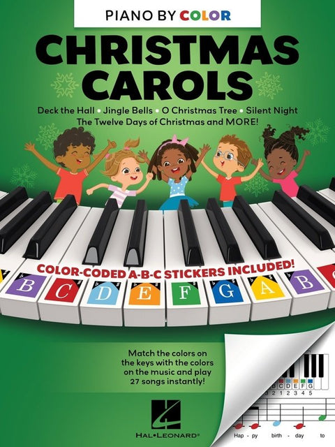 PIANO BY COLOR CHRISTMAS CAROLS