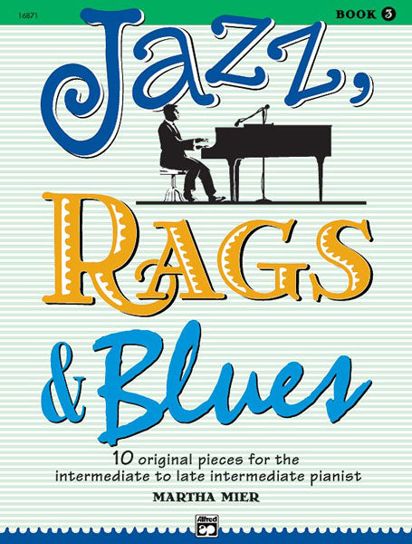 JAZZ RAGS & BLUES BK 3 BK/OLA