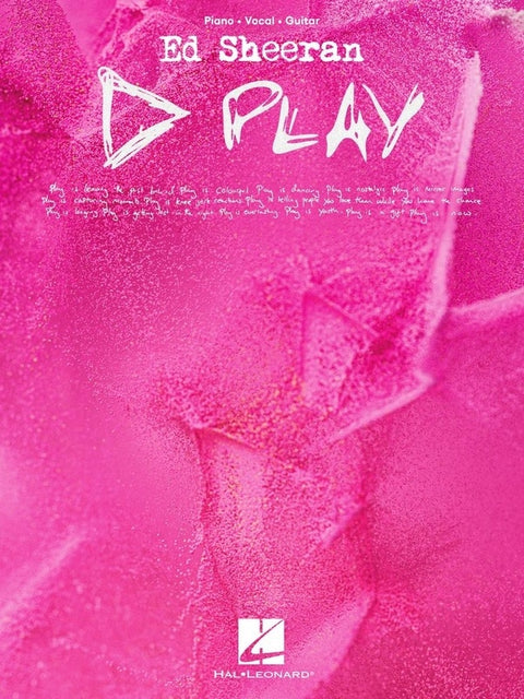 ED SHEERAN - PLAY PVG