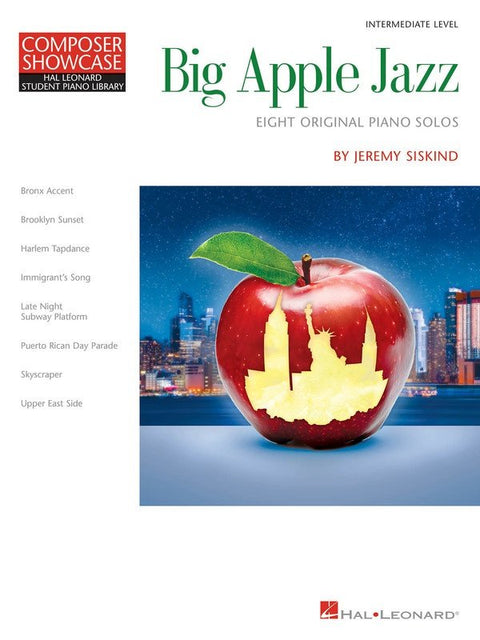 SISKIND - BIG APPLE JAZZ 8 ORIGINAL PIANO SOLOS