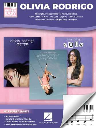 OLIVIA RODRIGO SUPER EASY SONGBOOK