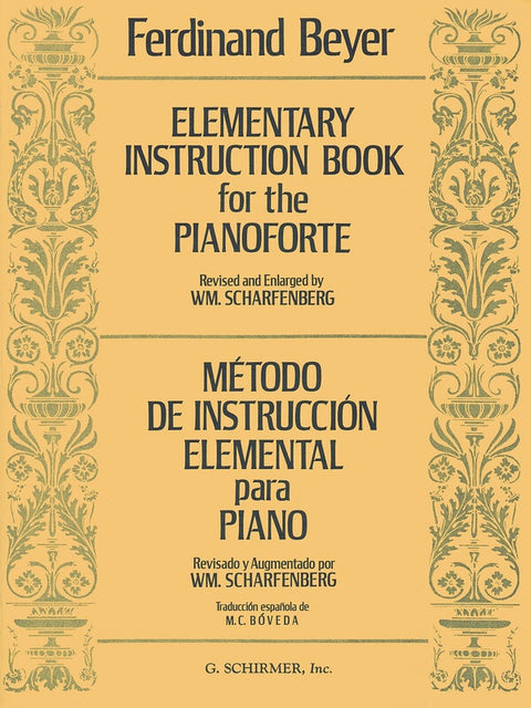 BEYER - ELEMENTARY INSTRUCTION FOR THE PIANO