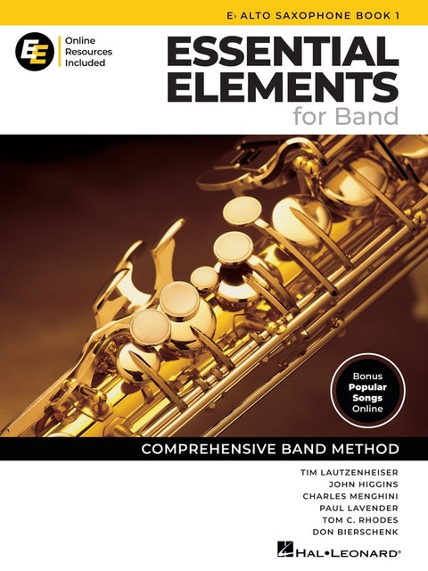 ESSENTIAL ELEMENTS FOR BAND ALTO SAX BK 1 BK/OLM EEI