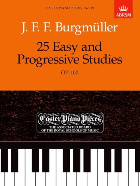 BURGMULLER - 25 PROGRESSIVE STUDIES OP 100 ED JONES