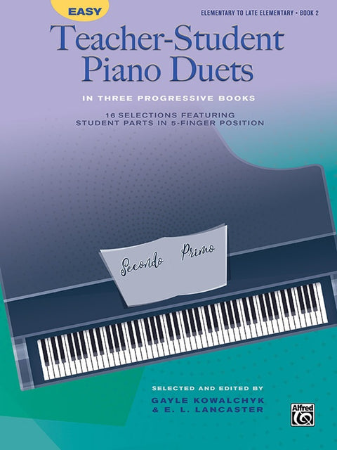 EASY TEACHER STUDENT PIANO DUETS BOOK 2