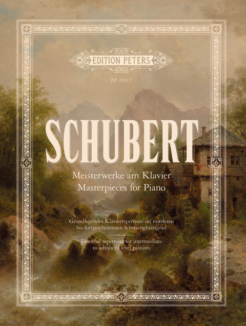 SCHUBERT - MASTERPIECES FOR PIANO