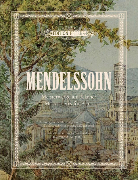 MENDELSSOHN - MASTERPIECES FOR PIANO