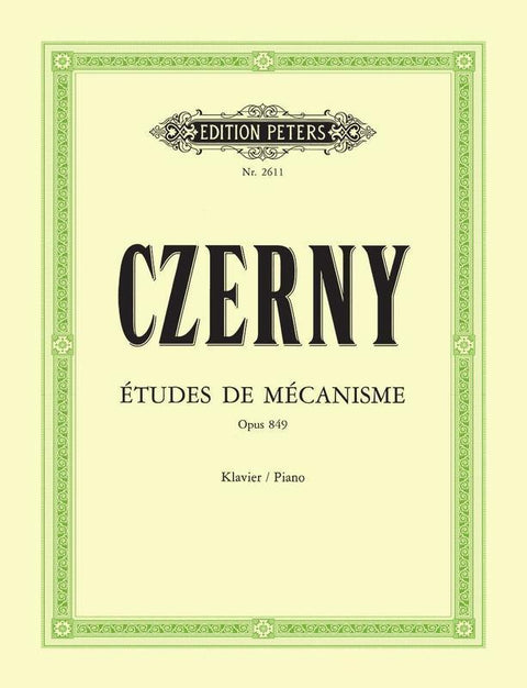 CZERNY - 30 STUDIES IN MECHANISM OP 849