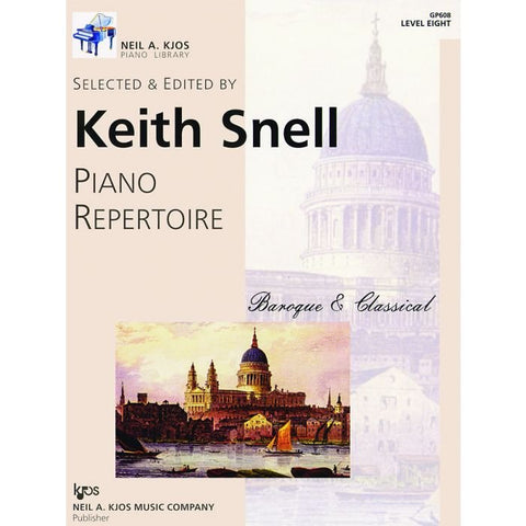 PIANO REPERTOIRE BAROQUE AND CLASSICAL LEVEL 8