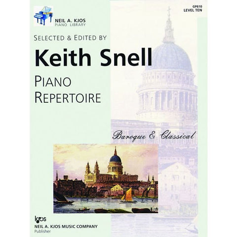 PIANO REPERTOIRE BAROQUE AND CLASSICAL LEVEL 10