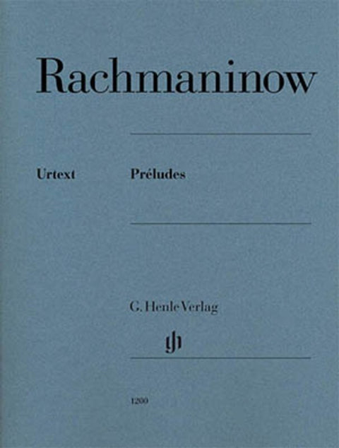 RACHMANINOFF - 24 PRELUDES FOR PIANO URTEXT