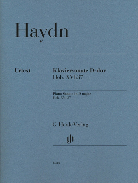 HAYDN - SONATA D MAJOR HOB XVI/37 FOR PIANO