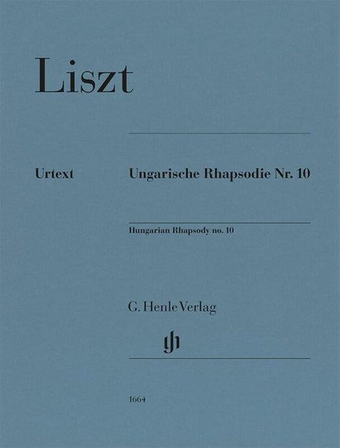 LISZT - HUNGARIAN RHAPSODY NO 10 FOR PIANO