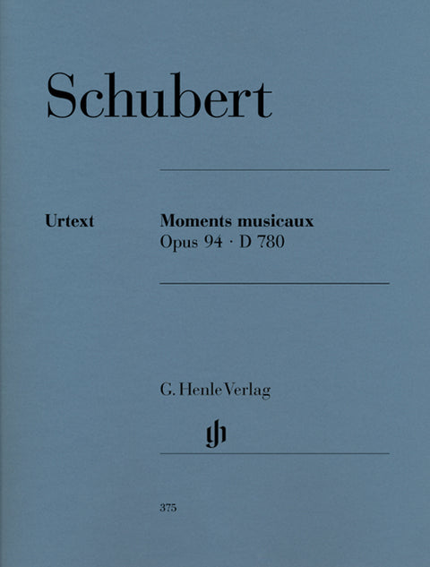 SCHUBERT - MOMENTS MUSICAL OP 94 D 780 URTEXT