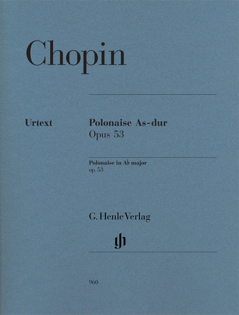 CHOPIN - POLONAISE A FLAT MAJOR OP 53
