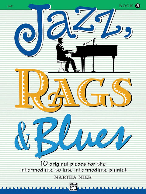 Jazz Rags & Blues Book 3 Bk/OA