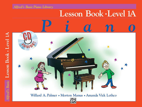 Alfred's Basic Piano Library Lesson Book 1A