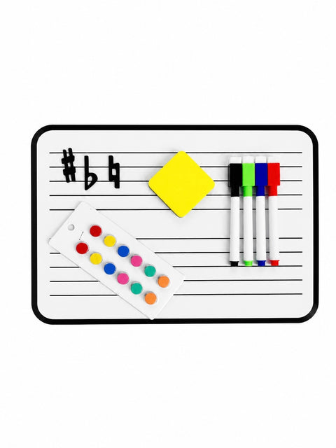 Music Whiteboard with Staff Lines - Magnetic