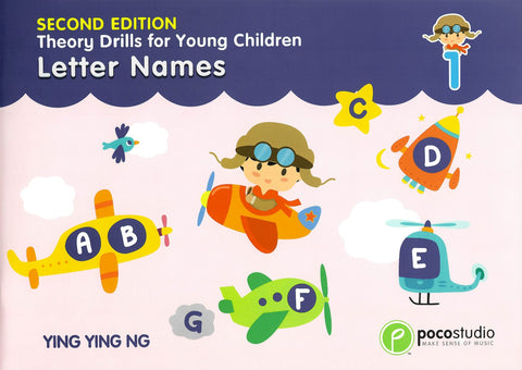 THEORY DRILLS FOR YOUNG CHILDREN LETTER NAMES