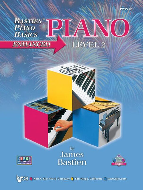 BASTIEN PIANO BASICS ENHANCED PIANO LEVEL 2 BK/OLM