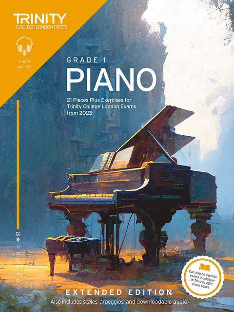 TRINITY PIANO EXAM PIECES & EXERCISES 2023 GR 1 EXTENDED OLA