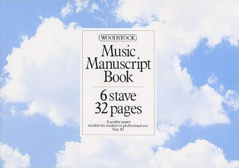 MANUSCRIPT BOOK 6 STAVE 32 PAGES STITCHED
