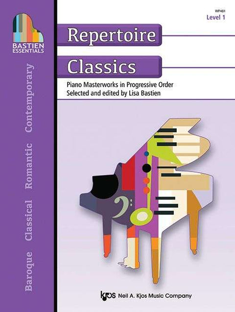 REPERTOIRE CLASSICS LEVEL 1 PROGRESSIVE PIANO MASTERWORKS
