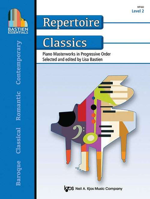 REPERTOIRE CLASSICS LEVEL 2 PROGRESSIVE PIANO MASTERWORKS