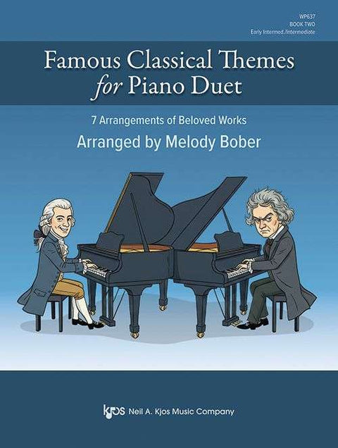 FAMOUS CLASSICAL THEMES FOR PIANO DUET BK 2 ARR BOBER