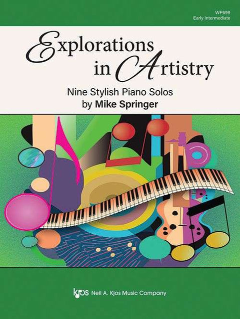 SPRINGER - EXPLORATIONS IN ARTISTRY 9 STYLISH PIANO SOLOS