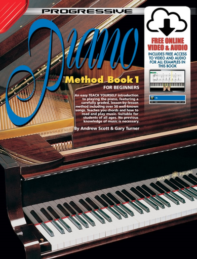 Progressive Piano Method Book 1 Book/OA