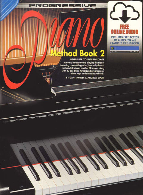 Progressive Piano Method Book 2 Book/OA