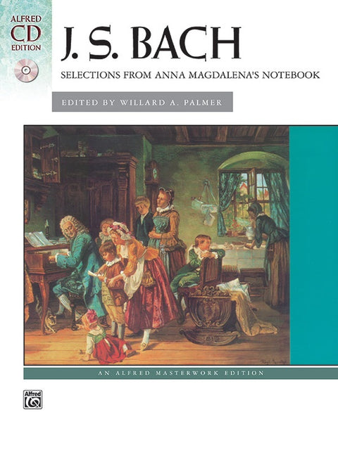 Bach Anna Magdalenas Notebook Selections Book/CD